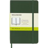 Moleskine - Klassiek geruit notitieboek - softcover met elastische band - kleur mirt groen - formaat A6 9 x 14 - 192 pagina's