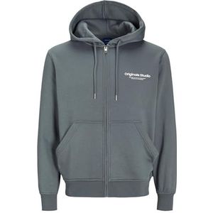 JACK & JONES Jorvesterbro Sweatshirt Zip Hood Noos Jorvesterbro Noos Herenhoodie met rits (1 stuk), Blauw, S