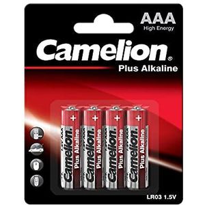 Camelion 59820 Pack de 4 Piles Alkaline universel LR3/AAA 1,5 V 1100 mAh