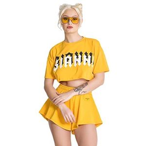 Gianni Kavanagh T-Shirt Femme, Jaune, XL