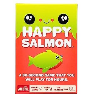 Happy Salmon by Exploding Kittens - Kaartspellen voor volwassenen tieners en kinderen - leuke familiespellen
