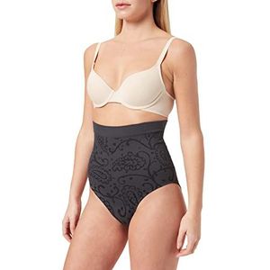 bellycloud Tailleslip Allover Big Paisley damesbroekje, Grijs - Grijs (antraciet 004)