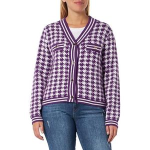 caspio Cardigan pour femme, violet foncé, XL-XXL