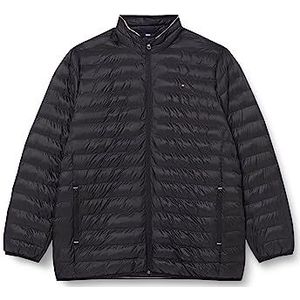 Tommy Hilfiger Bt-Packable Gerecycleerde jas Geweven jassen voor heren, zwart.