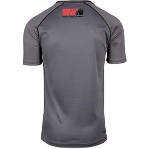 Gorilla Wear - Performance T-shirt - zwart - bodybuilding sport dagelijks gebruik vrije tijd met lichte en comfortabele logo-print voor optimale beweging van polyester