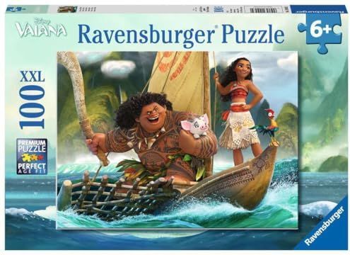 Ravensburger Italië - Disney Moana Oceania kinderpuzzel Vaiana, 100 stukjes, 10943
