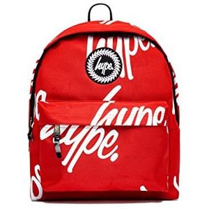 HYPE Red Hype AOP Crest rugzak, rood, één maat, casual, Rood, casual