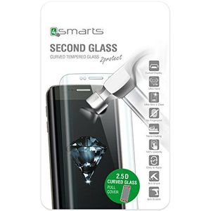 4smarts Second Glass 492681 displaybeschermfolie voor Sony Xperia X, 2.5D, gebogen, wit