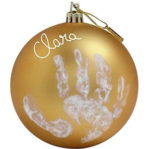 Hoppop Gouden Baby Art kerstbal