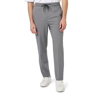 HUGO Howie232X Pantalon de sport pour homme Coupe ajustée Taille élastique, Gris clair/pastel 55, 98