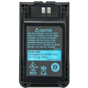 KNB-65L Li-ion batterij 7,4 V 1600 mAh voor Kenwood met clip