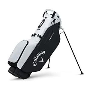 Callaway Golf 2022 Fairway C staande tas, met dubbele band, wit/zwart