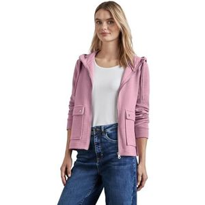 STREET ONE Veste à capuche pour femme A212296 - Rose soleil - Taille 36, Sunrise Pink, 38