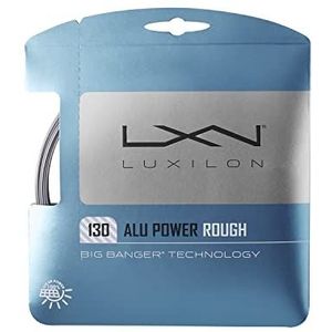 Luxilon Power Raw aluminium tennislijn 16 mm diameter 1,3 mm grijs 12,2 m
