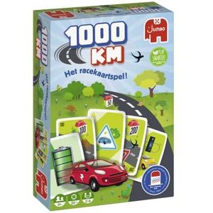 Jumbo 1000 KM Kaartspel - Groene race voor het hele gezin! | Leeftijd 6+ | 2-6 spelers