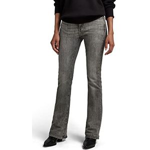 G-STAR RAW Dames Jeans 3301 Flare Jeans, Grijs (Faded Carbon C909-c762)