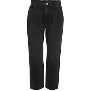 Noisy May NMBROOKE NW Ankle Slim Dad BL, zwarte jeans, 31W x 34L dames, zwart.