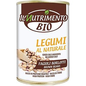 IL NUTRIMENTO Natuurlijke bonen (Borlotti) - zonder zout, 12 stuks (12 x 400 g)