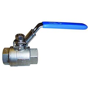 MARS Robinet à boisseau sphérique en acier inoxydable 1"" BSP 8103024