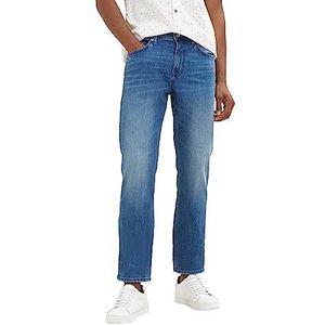 TOM TAILOR Josh Regular Slim Jeans voor heren, 10119 - Used Mid Stone Blue Denim