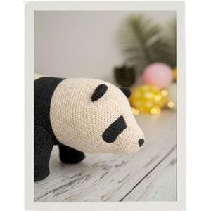 Crochetts Tableau multicolore 33 x 43 x 2 cm Ours Panda