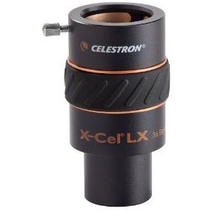 Celestron 93428 Barlow X-Cel LX 1,25 inch 3x (zwart)