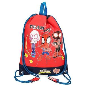 Marvel Spidey and Friends rugzak, rood, 27 x 34 x 10 cm, polyester, rood, Talla única, rugzak, Rood, Rugzak