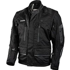 O'NEAL Enduro jack, Enduro MX, waterdicht bovenmateriaal, beschermende zakken op rug, ellebogen en schouders, Baja Racing jack, volwassenen, zwart.