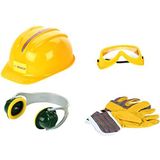 Theo Klein 8537 accessoireset Bosch: werkhandschoenen en brillen, oorbeschermers en hoofdtelefoon in Bosch-design, speelgoed voor kinderen vanaf 3 jaar