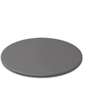 Weber Handgemaakte pizzasteen – geglazuurde baksteen voor barbecue – pizzasteen van cordieriet – accessoire voor gourmet barbecue Weber – rond 36 cm – zwart (18412)
