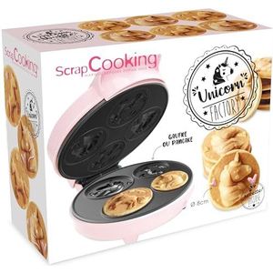 ScrapCooking - Unicorn Waffle Factory wafelijzer - wafelijzer - roze - 3886