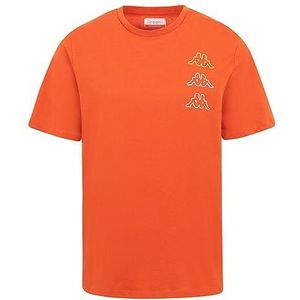 Kappa Kemilia T-shirt pour femme, Orange, S