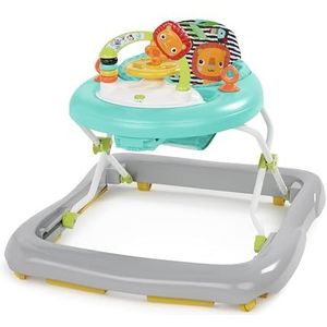 Bright Starts, Zig Zag Zebra Loopwagen, afneembaar speelgoedstation, verlichting, melodieën, zitting en verstelbaar, zeer comfortabel, ontwikkeling van de motoriek, vanaf 6 maanden