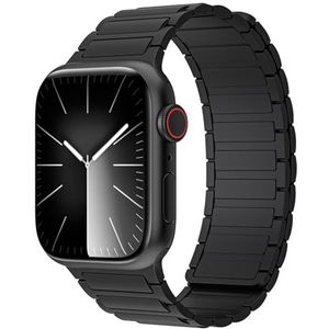 Niziruoup Magnetische sportarmband, compatibel met Apple Watch 45 44 49 42 41 40 38 mm sterke siliconen reservearmband voor iWatch Ultra 2 serie 9 8 7 6 5 4 3 2 1, Siliconen