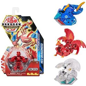 BAKUGAN Legends 2023 Platinum seizoen 5-1 metalen bal met 2 bakucores en 2 verzamelkaarten, cartoon-speelgoed voor kinderen vanaf 6 jaar, willekeurig model