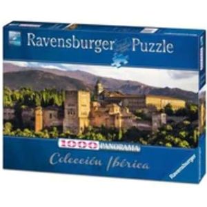 Ravensburger Puzzel, Puzzel 1000 stukjes, Alhambra Granaatappel, Panorama-formaat, puzzel voor volwassenen, Iberische collectie, Ravensburger puzzel - hoogwaardige print