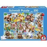 Schmidt Spiele - Dierlijke selfies puzzel, 56294