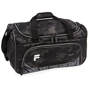 Fila Source Sporttas, kleine camouflage, zwart, kleine camouflage, zwart, kleine sporttas, kleine camouflage, zwart, sporttas, maat S, kleine zwarte camouflage, Source Sporttas, maat S