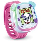 VTech - My First KidiWatch roze, digitaal kinderhorloge met virtueel dier, kleurentouchscreen, zachte armband, 20 wijzerplaten, interactieve spellen, cadeau voor kinderen van 3 jaar tot 8 jaar -