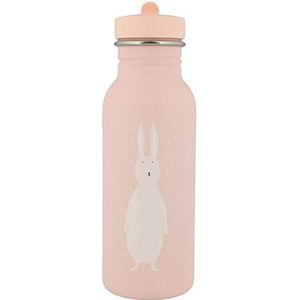 Trixie Drinkfles voor kinderen, roestvrij staal, 500 ml, Mrs. Rabbit (konijn)