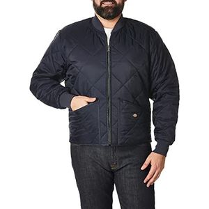 Dickies Gewatteerde jas met ruitpatroon herenjassen, DONKER NAVY