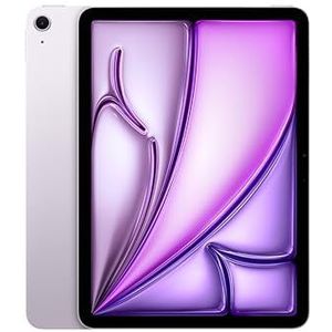 Apple iPad Air 11 ″ (M2): Liquid Retina-display, 1 TB, 12 MP horizontale camera aan de voorkant/12 MP achtercamera, Wi-Fi 6E, Touch ID, batterijduur van een dag — paars