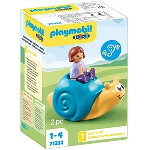 PLAYMOBIL 1.2.3 Schommelende slak - 71322