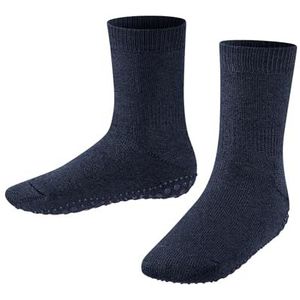 FALKE Catspads Paar uniseks slippers, met nubs-print op dikke, warme zool, platte teennaad, Blauw (Dark Demin 6719)