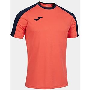 Joma Eco Championship T-shirt met korte mouwen voor heren, neonoranje, marineblauw
