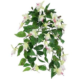 Kunstbloemen om op te hangen, fuchsia, plant met kunstbloemen, zijden bloemen, zomerbloemen, hangende bloemen, kunstzijden planten, petunia-wijnstok, decoratie