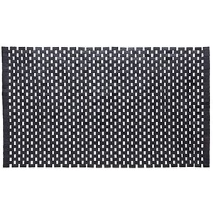 Sealskin Woodblock Badmat, 52 x 90 cm, teak, zwart