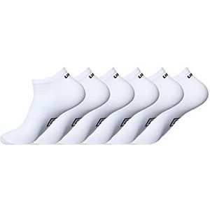 UMBRO herensokken, licht, 6 stuks, sportswear-sokken voor heren, comfortabel, duurzaam, Wit.