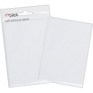 Blick 7 stickers van 80 mm x 120 mm, wit