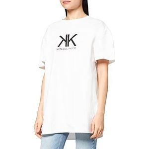 KENDALL & KYLIE Dames-T-shirt (verpakking van 8 stuks), ECRU